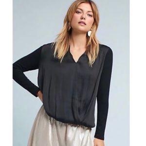 LIKE NEW! Anthropologie Dolan Wrap Top